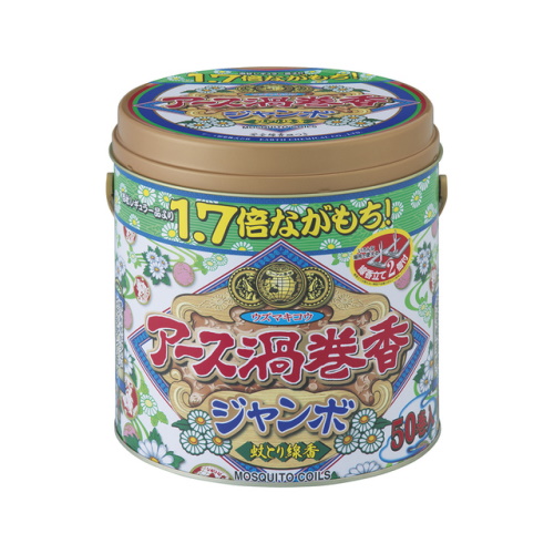 アース渦巻香ジャンボ50巻缶入(1ケース12個)